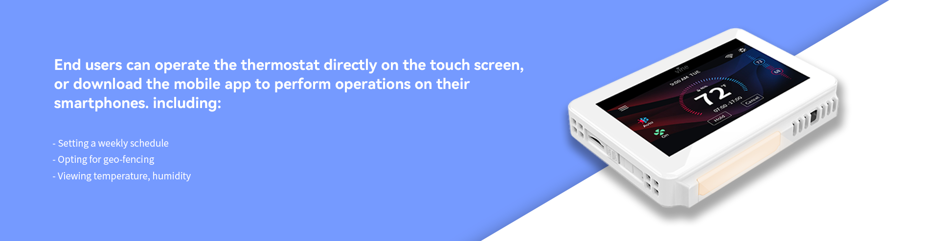Wi-Fi Thermostat – Model TJ-919E