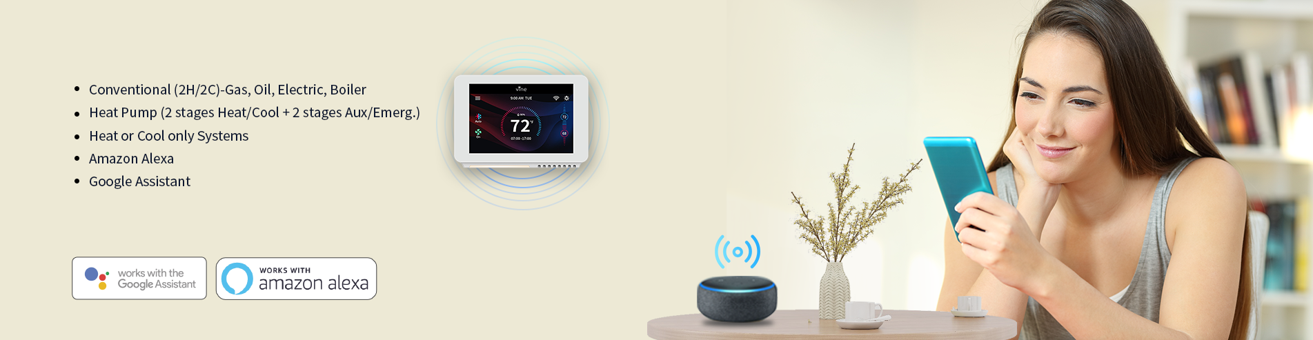 Wi-Fi Thermostat – Model TJ-919E